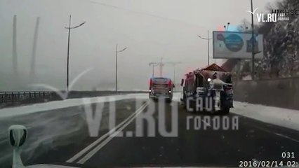 Гололед во Владивостоке