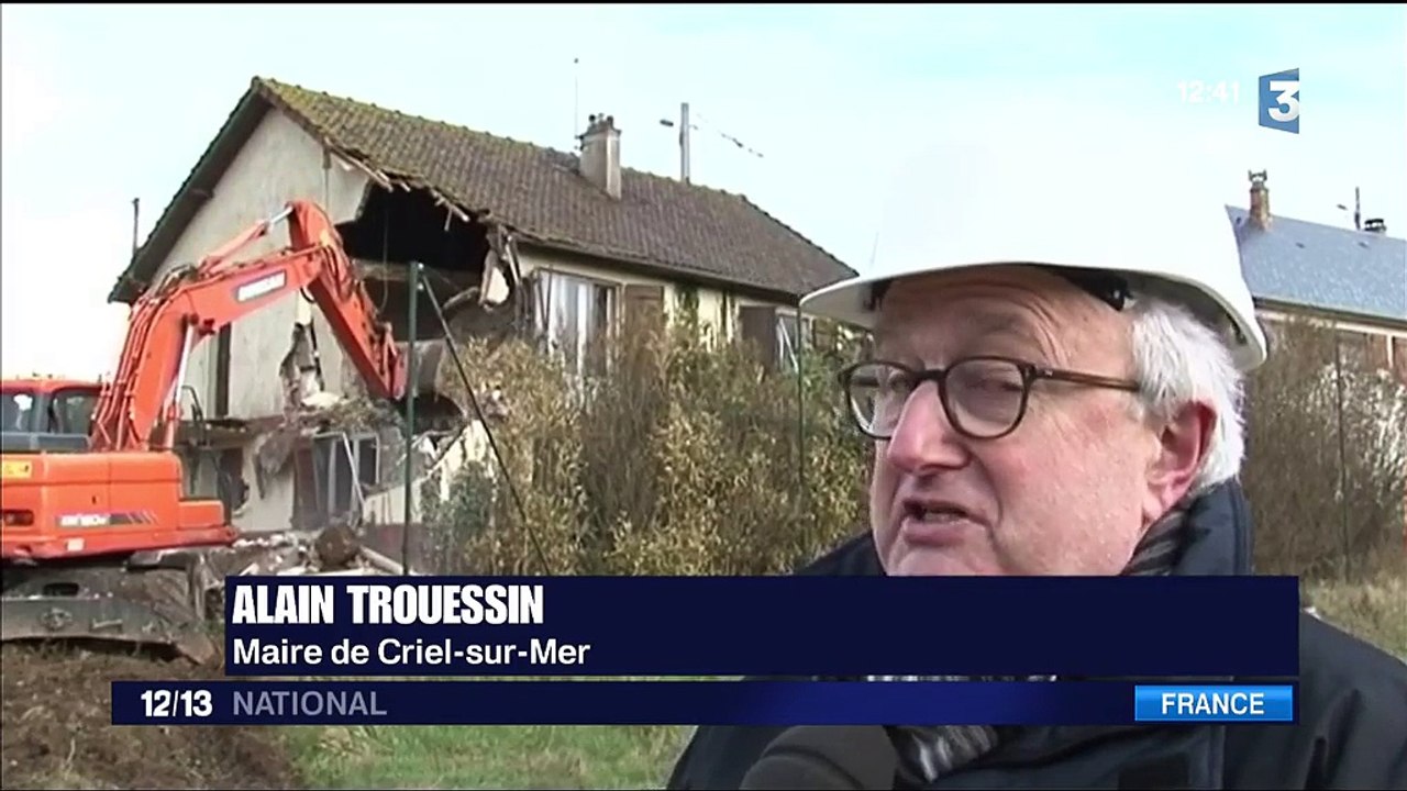 Haute Normandie : la mer gagne inexorablement du terrain sur la côte