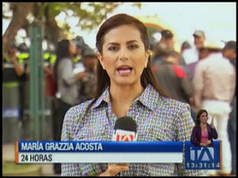 Pensionistas del Issfa realizaron un plantón en La Recolecta