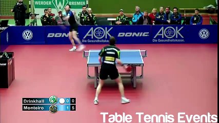 Epic Table Tennis Battle: Paul Drinkhall vs Joao Monteiro (German League 2012/2013) 🏓