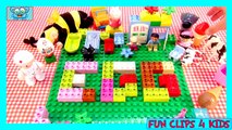 LEGO Duplo Learn English Words for kids with Peppa Pig Lego Duplo toys words Kinder Surprise Egg