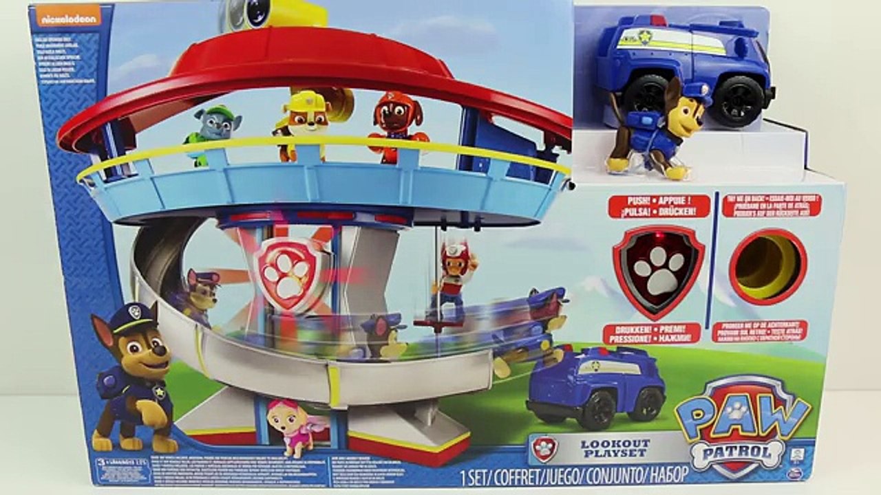 Paw Patrol Lookout Playset Ryder's Rescue ATV with Chase, Ryder and Play Doh Toy