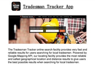 Tradesman Tracker - Online Business Directory