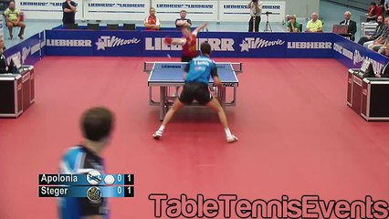 Video herunterladen: Tiago Apolonia Vs Bastian Steger Match 4 [German League 20122013]