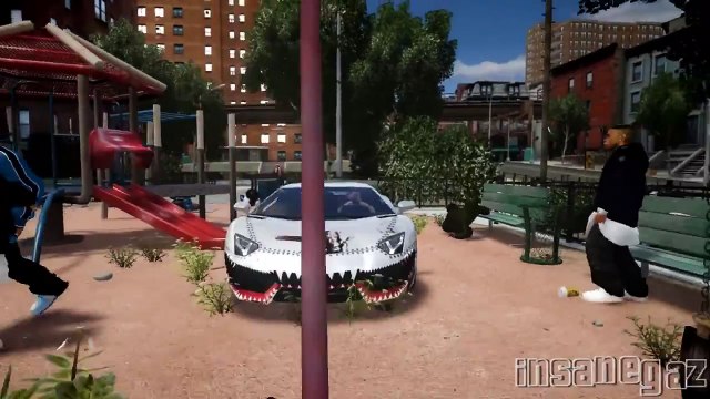 GTA IV 2012 Lamborghini Aventador LP700-4 USAF Crash Testing HD