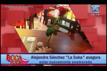 Alejandra Sánchez “La Suka” asegura estar nuevamente enamorada