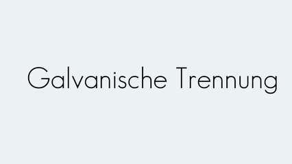 Galvanische Trennung verständlich erklärt ⚡ | Grundlagen & Begriffe