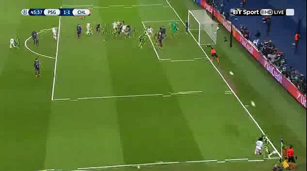 John Obi Mikel Goal 1-1 PSG VS CHELSEA