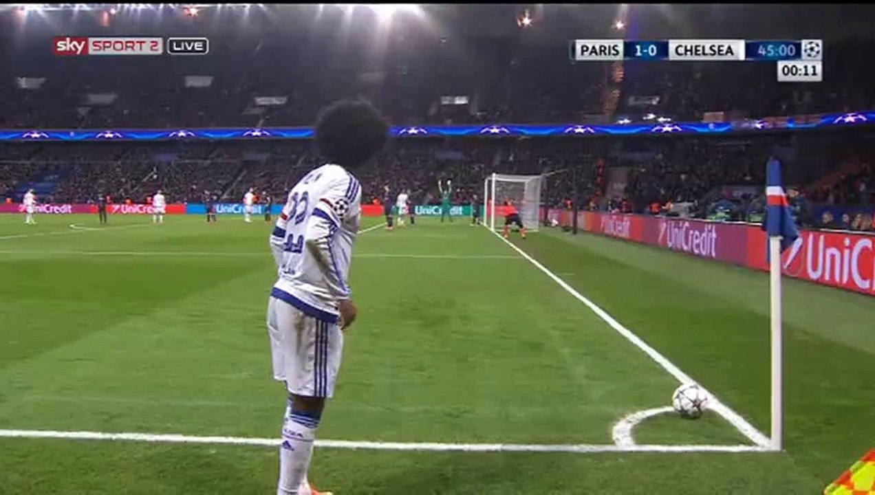 1-1  John Obi Mikel Goal HD - PSG vs Chelsea - 16-02-2016