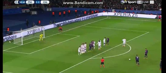 1-0 Zlatan Ibrahimovic - Paris Saint Germain v. Chelsea 16-02-2016