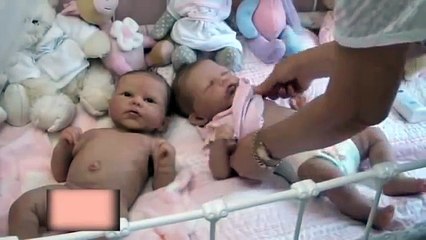 Силиконовые КУКЛЫ ДВОЙНЯШКИ Silikonowe LALKI BLIŹNIACZKI