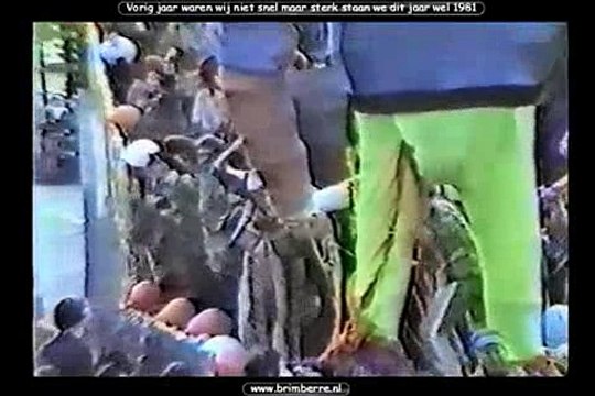 Wagen 1981 Vorig jaar waren we niet snel maar sterk staan we dit jaar wel