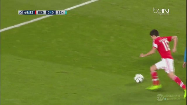 Nicolás Gaitán Super Chance - Benfica v. Zenit 16.02.2016 HD