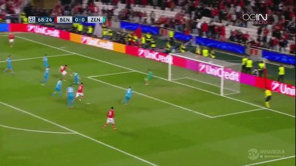 Nicolas Gaitán Super Chance - Benfica v. Zenit 16.02.2016 HD