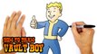Learn How to Draw Vault Boy from Fallout- Step by Step Lesson