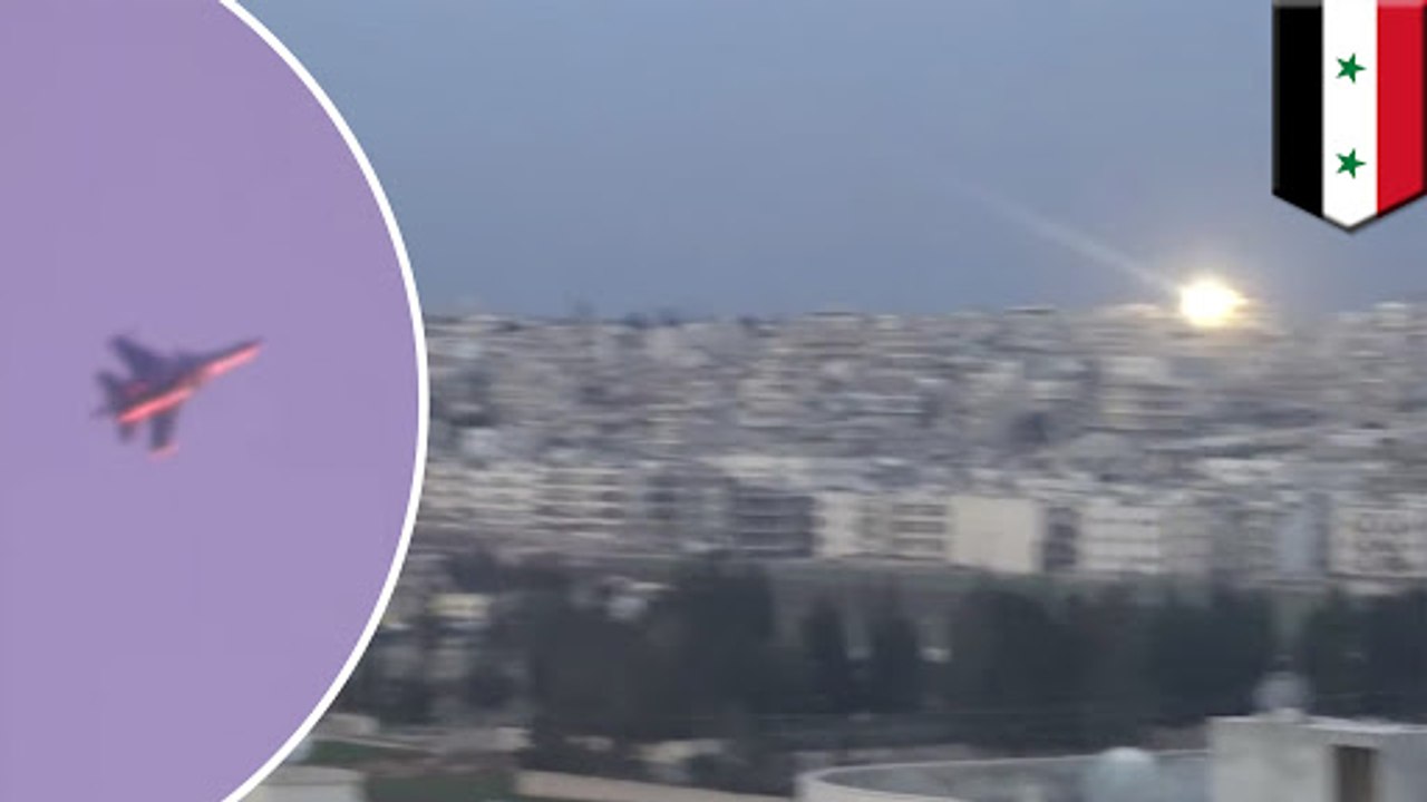 Airstrikes of cluster bombs targeting schools and hospitals in Syria kill 46