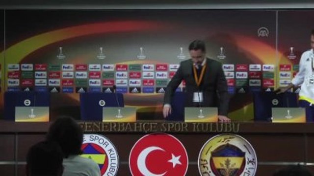 Maçın Ardından - Fenerbahçe Teknik Direktörü Pereira
