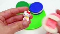 Play Doh Ice Cream Cupcakes Playset Playdough SURPRISE EGGS Hello Kitty Angry Birds