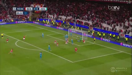 Jonas Goal HD - Benfica 1-0 Zenit 16.02.2016