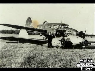 Two Avro Ansons landed together after mid-air 1940