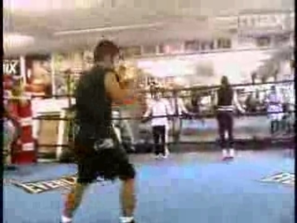 Manny " pacman" Pacquiao training