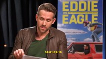 Deadpool Interviews Hugh Jackman for EDDIE THE EAGLE (2016) Ryan Reynolds, Hugh