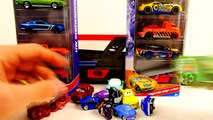 Hot Wheels Blastin Rig Cars Launcher - Disney Pixar Cars Micro Drifters and Play Doh Uniki