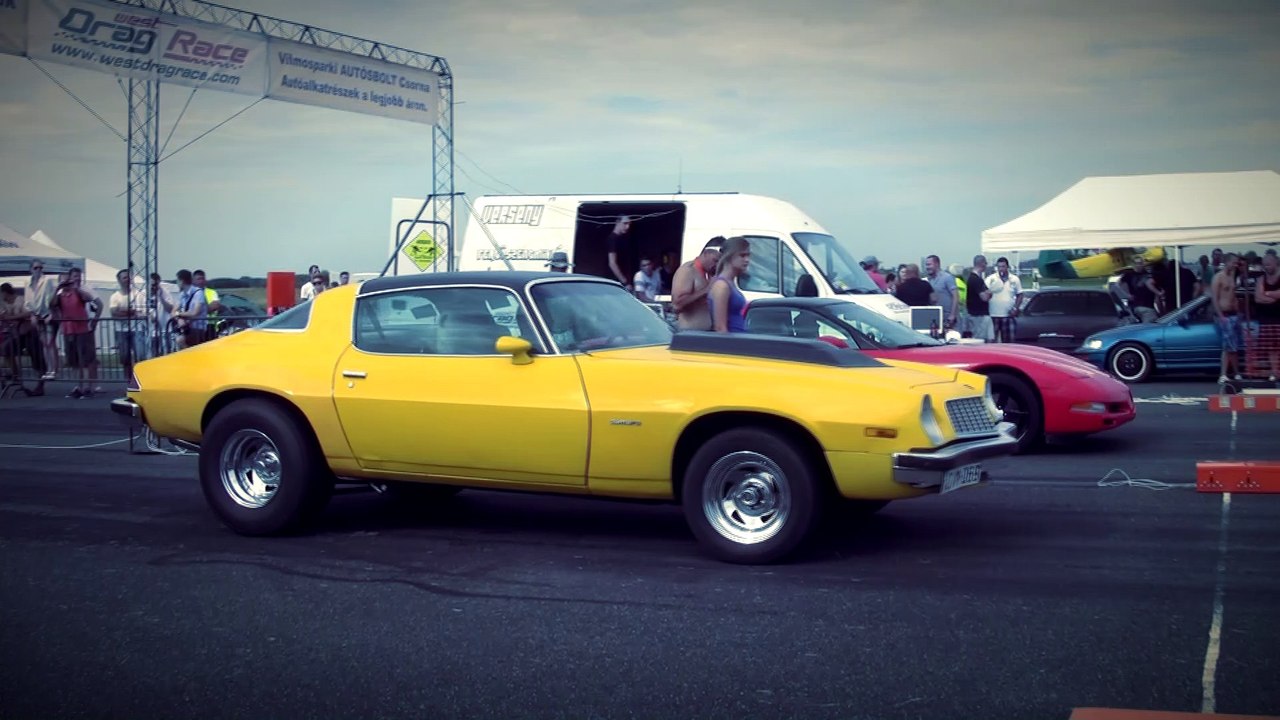 Chevrolet Camaro 6.6 Nitro Vs. Chevrolet Corvette C5 Drag Race HD