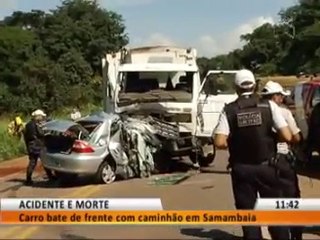 Dois mortos em colisão na DF 180