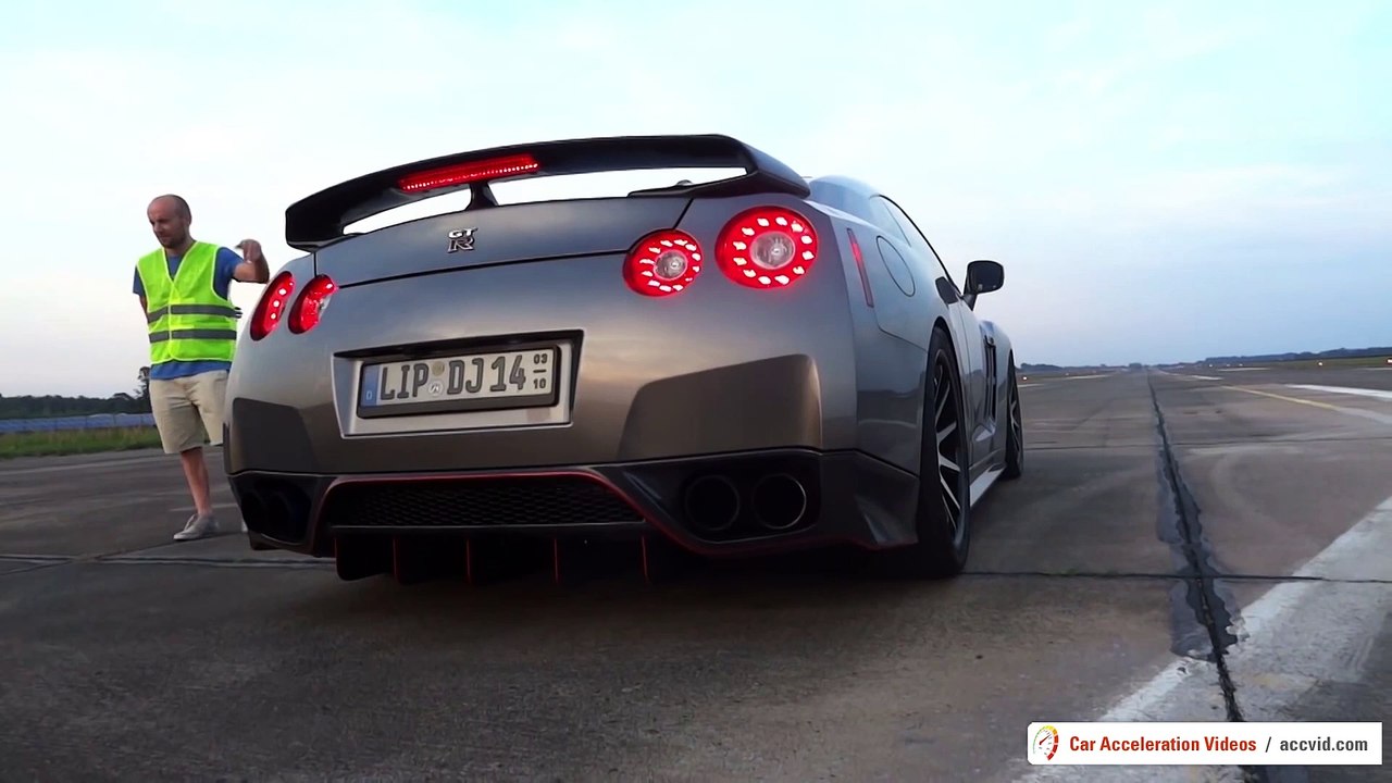 Nissan GTR 800hp Launch Control Acceleration Sound