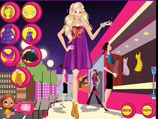 Развивающий мультфильм для детей. Одеть куклу Барби. Барби показ мод Для малышей