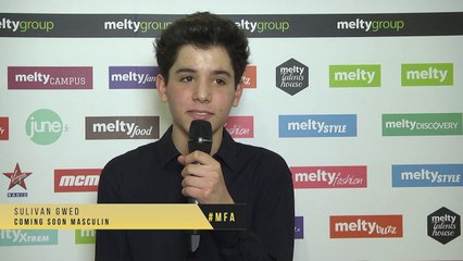 Sulivan Gwed sacré Coming Soon Masculin | melty Future Awards 2016 - MFA