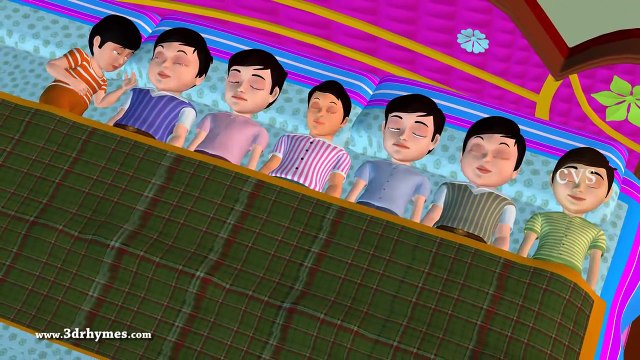 Ten in the Bed Nursery Rhyme - 3D Animation English Rhymes & Songs for Children (Ten in a