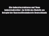 [PDF] Alte Industriestrukturen und 'Neue Industriedistrikte': Zur Kritik des Modells am Beispiel