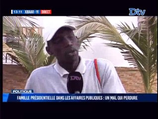 Famille présidentielle dans les affaires publiques: Un mal qui perdure