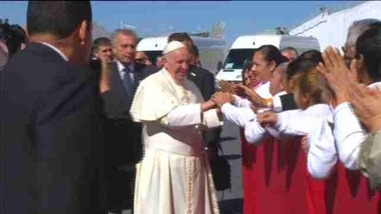 El papa Francisco llega a Ciudad Juárez