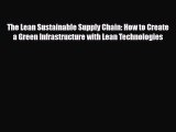 [PDF] The Lean Sustainable Supply Chain: How to Create a Green Infrastructure with Lean Technologies