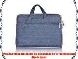 iProtect funda protectora para portátil de 13 pulgadas con diseño tipo jeans azul