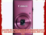 Canon IXUS 140 - Cámara compacta de 16 Mp (pantalla táctil de 3 zoom óptico 8x estabilizador