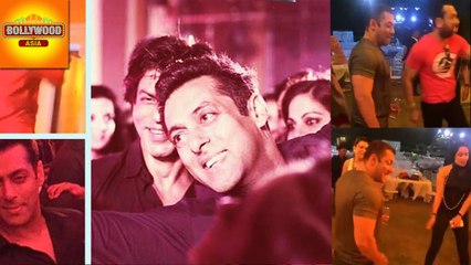 Salman Khan DANCING At Arpita Baby Shower Ceremony | Bollywood Asia
