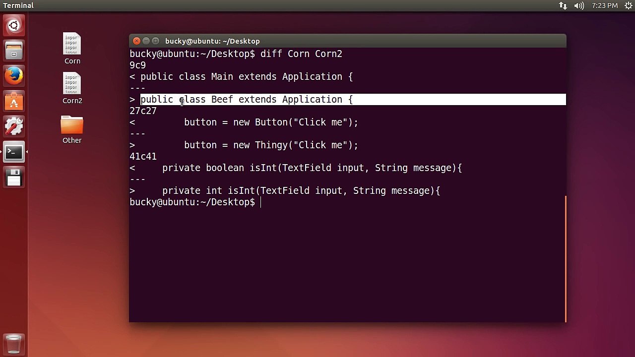 Searching and Comparing Files on Linux