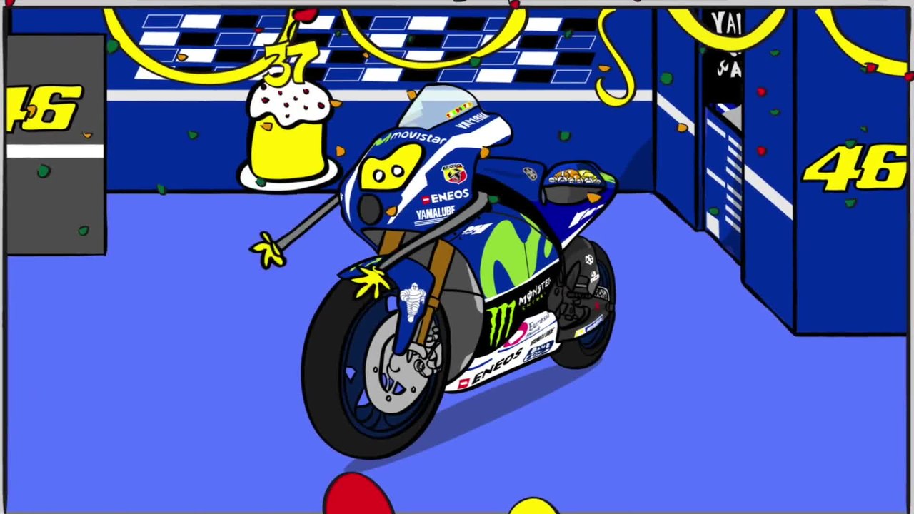Happy 37th birthday, Valentino Rossi!