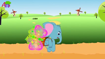 Семья пальчиков-слоников | Elephant Finger Family in Russian