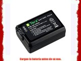 Tera 2 xBatería recargable de Litio-ion 1950mAh 144Wh para Sony NP-FW50A7 QX1 A6100 A5000 NEX5T