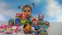 Мисс Катя игрушки сюрпризы в яйцах и пакетиках Барби Герои из Дисней