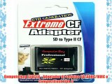 Komputerbay ESDCFII - Adaptador de tarjetas SD/SDHC/MMC a CompactFlash tipo II