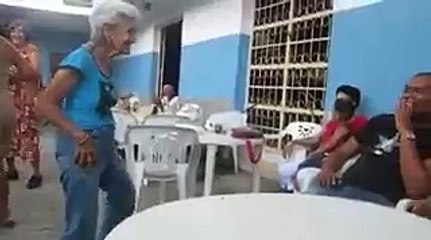 Old Woman Dancing