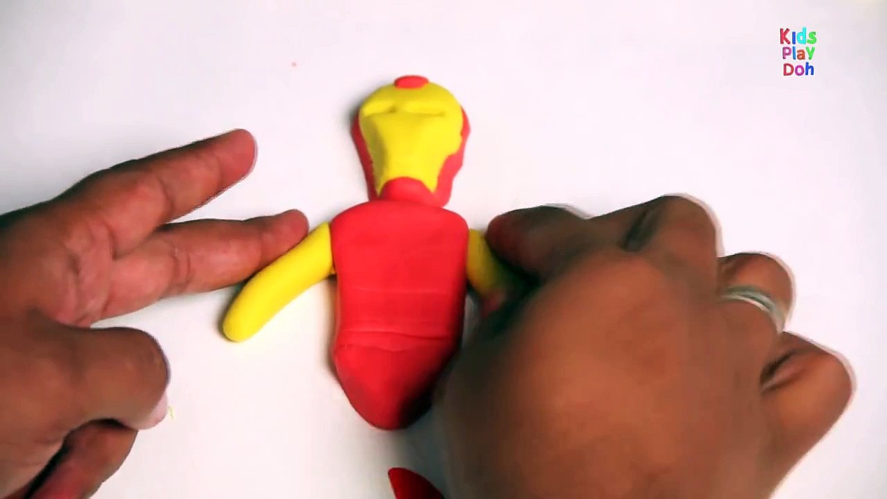 Play Doh Iron Man | Iron Man | How To Make Iron Man | Iron Man Toys