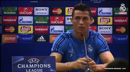 Cristiano walks out of press-conference