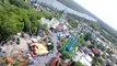 New England SkyScreamer BACKWARDS on ride POV Six Flags New England